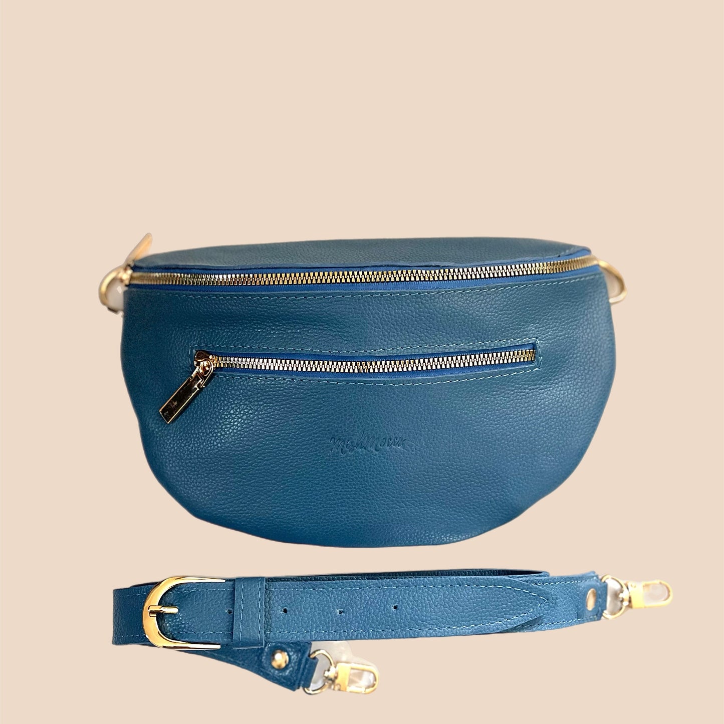 Bumbag with pockets- Suede Lining