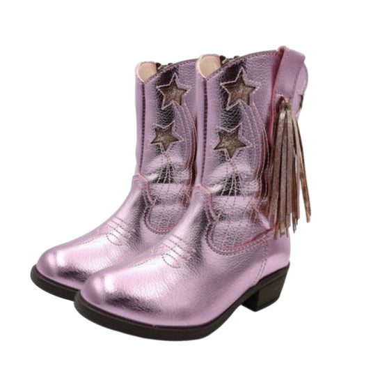 Sparkle Steps Boots - Pink