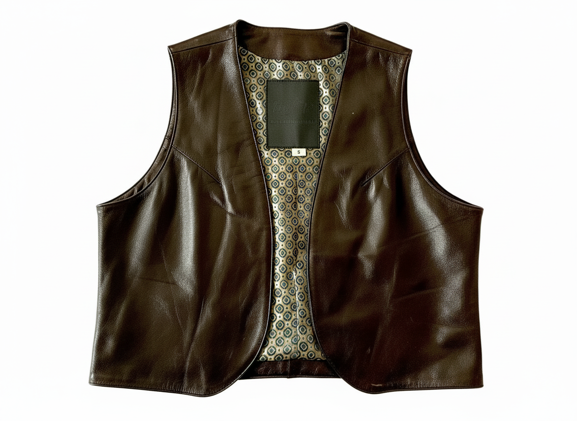 Leather Vest - Save 50%