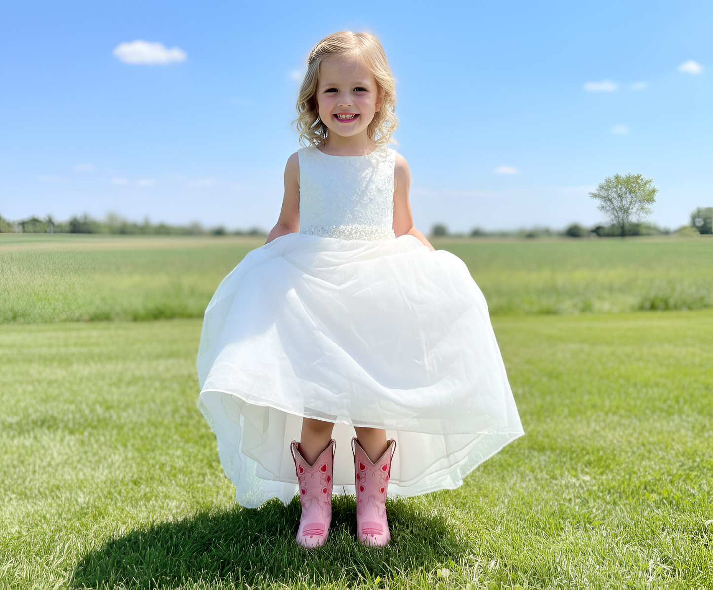 Pink Heart Boots