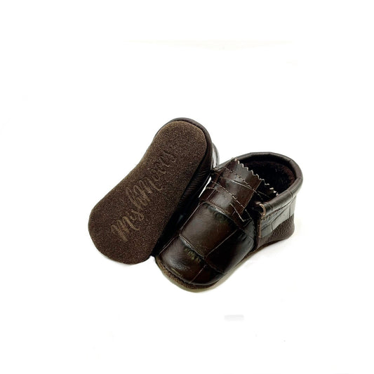 Croco Brown - Moccs