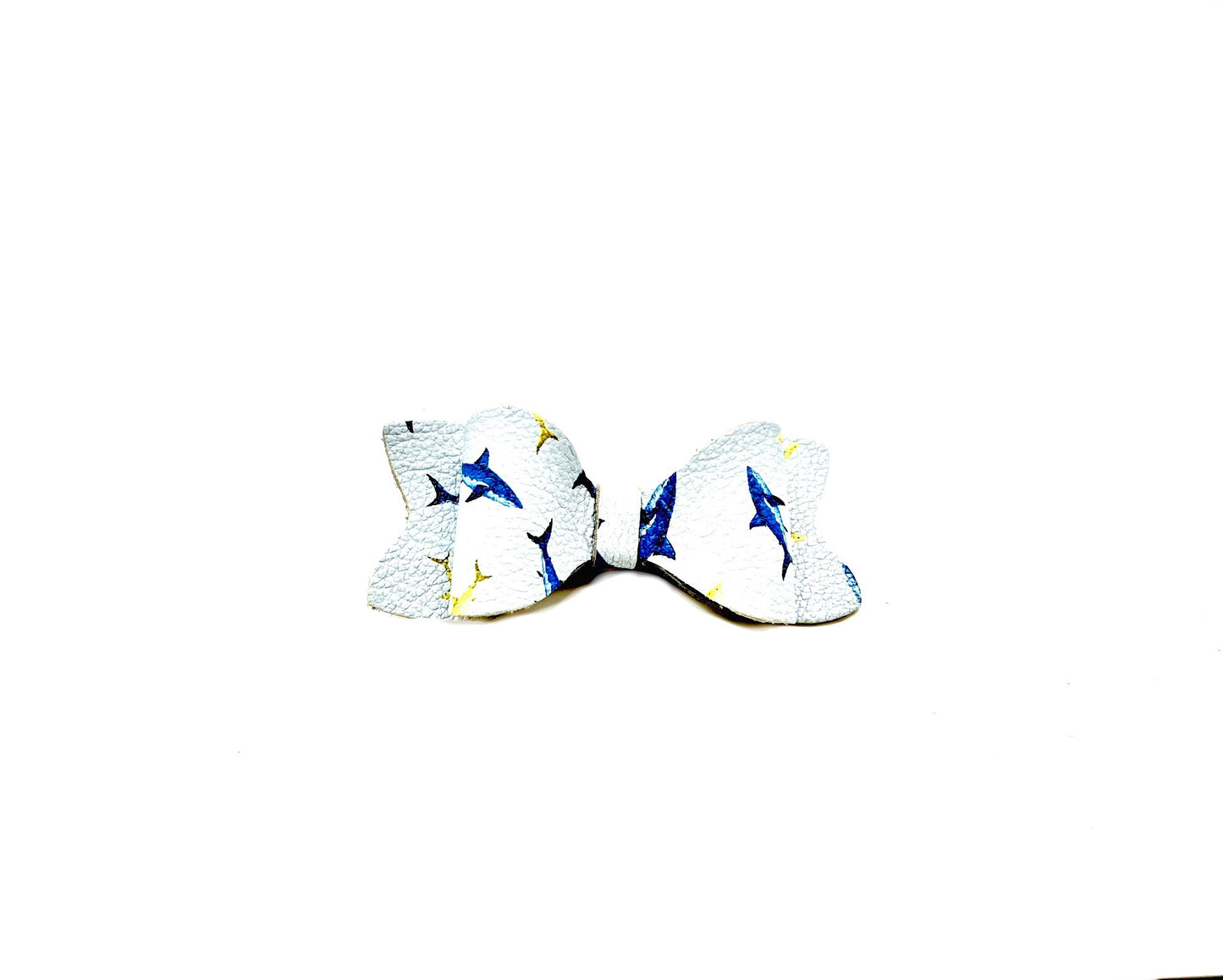 Leather Hair Clips - Large or Small