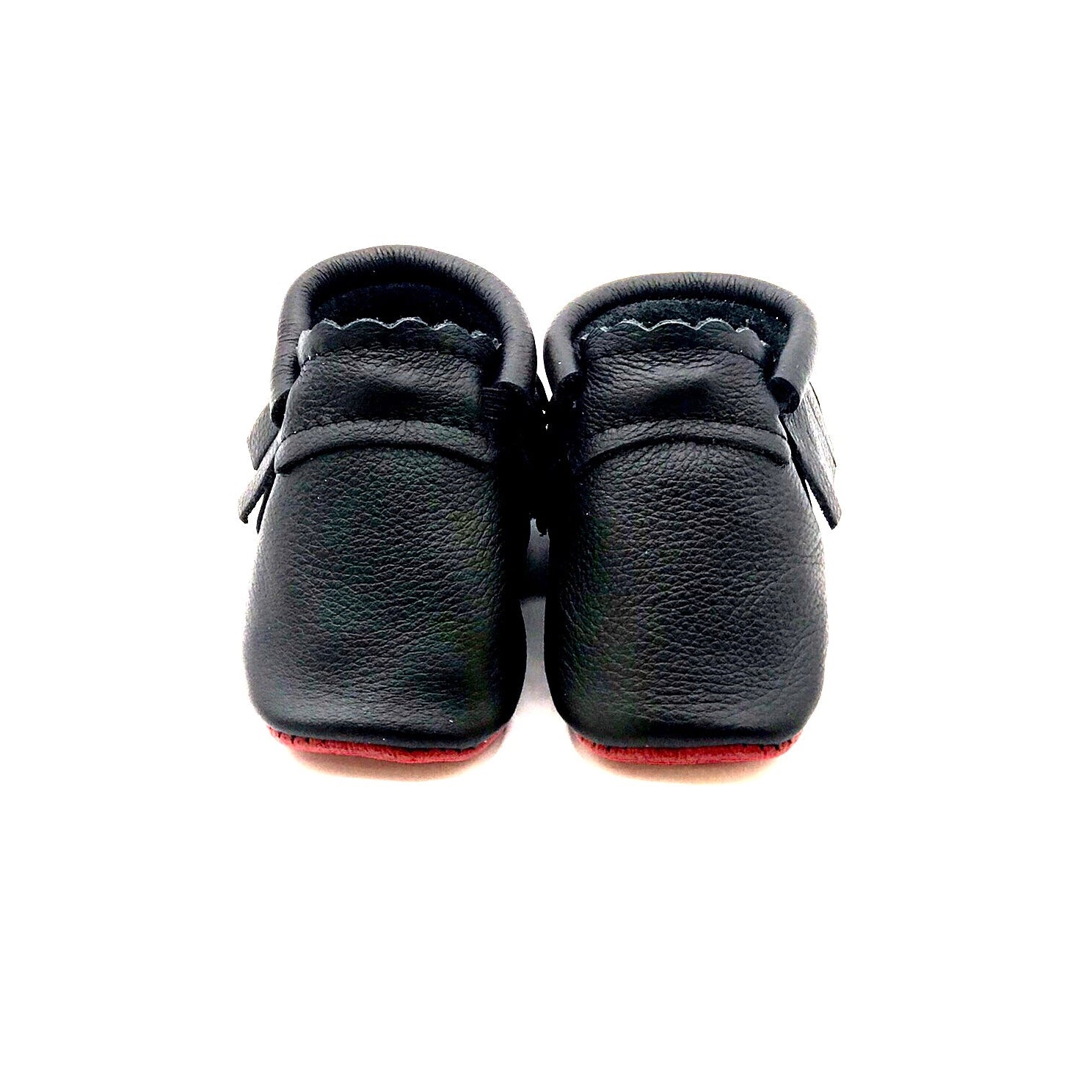 Love Bug - Black & Red Moccs